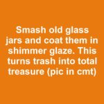 Fill clear lamps with cracked ornaments. This DIY gets shared nonstop