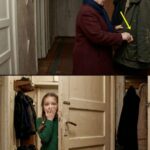 Dust clear ornaments with glitter in holiday ribbon. Try not to love this