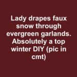 Lady wraps cinnamon sticks around glowing bases. This is easily a top DIY