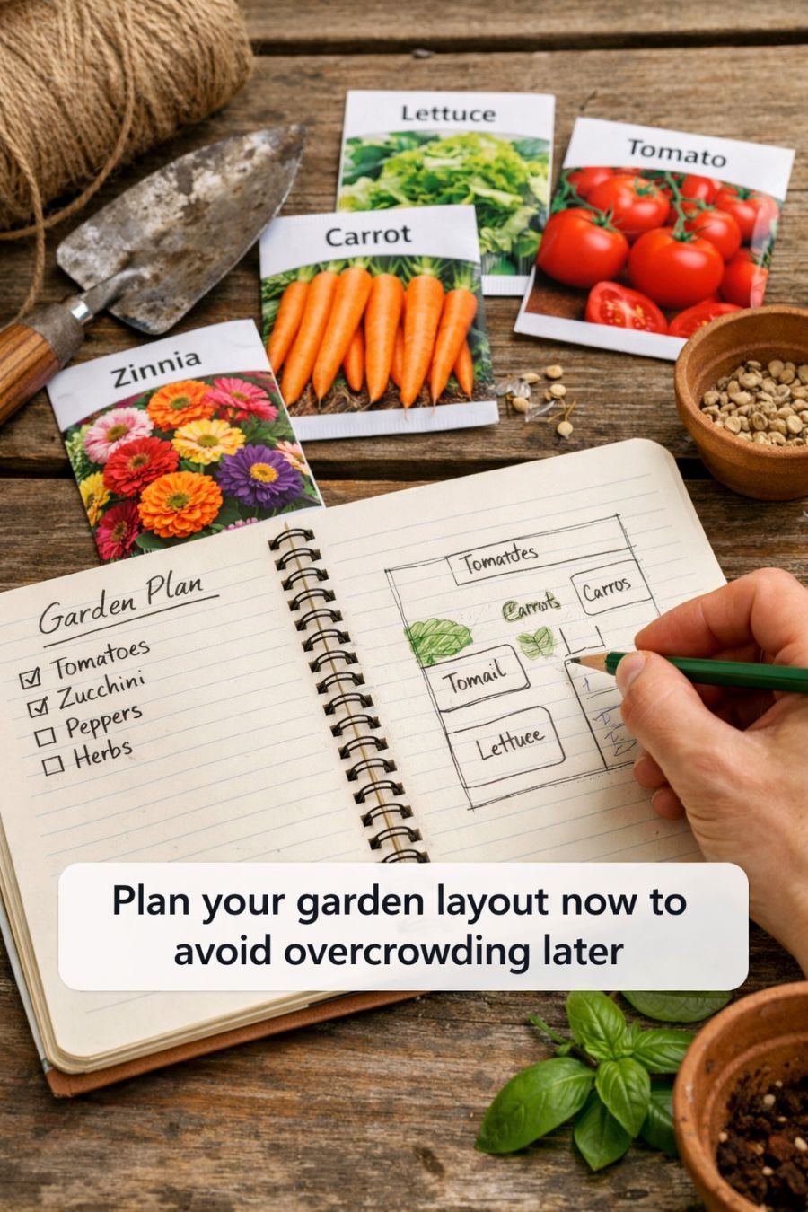 Plan your garden layout now to avoid overcrowding later - Diy Home Garden