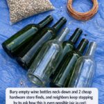 Lady weaves 200 shredded plastic grocery bags through thick metallic wire mesh. Everyone is copying this idea for their living room!